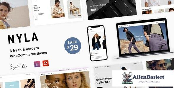 98315  Nyla v1.6.1 - A Fresh & Modern WooCommerce Theme 