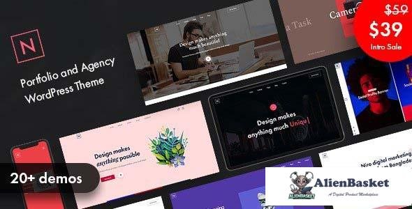 95680  Niro v1.0 - Creative Agency & Portfolio WordPress Theme 