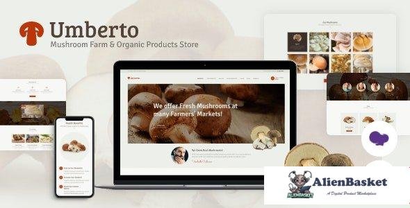 106848  Umberto v1.2.6 - Mushroom Farm & Organic Products Store WordPress Theme 