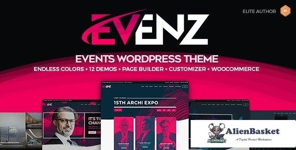 105607  Evenz v1.5.0 - Conference and Event WordPress Theme 