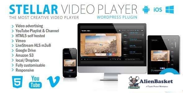 96621  Stellar Video Player v2.2 - Wordpress plugin 