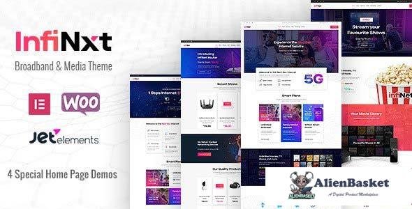 95747  InfiNxt v1.5 - Satellite TV, Internet Service Provider WordPress Theme 