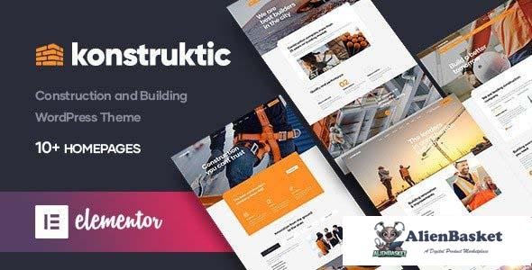 105611  Konstruktic v1.1.1 - Construction & Building WordPress Theme 