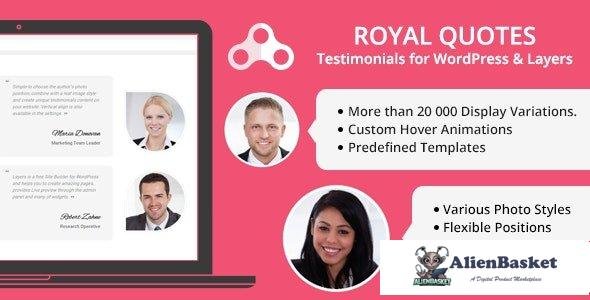 95795  Royal Quotes v1.4.1 - WordPress Testimonials Plugin 