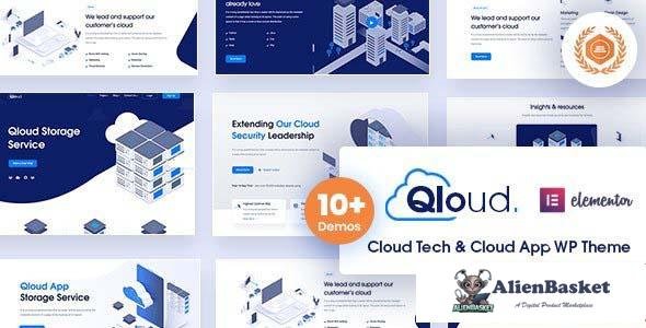 98146  Qloud v2.5 - Cloud Computing, Apps & Server WordPress Theme 