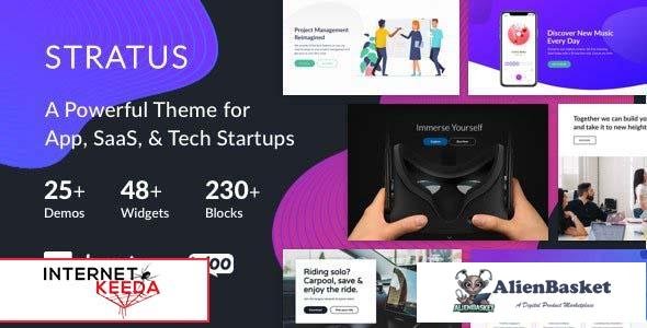 96756  Stratus v4.0 - App, SaaS & Software Startup Tech Theme 