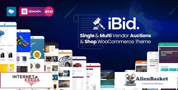 100232  iBid v3.4.1 - Multi Vendor Auctions WooCommerce Theme 