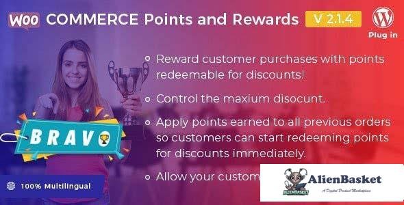 97176  Bravo v2.1.8 - WooCommerce Points and Rewards - WordPress Plugin 