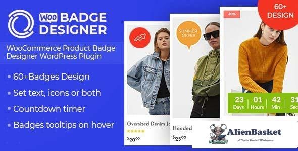 100542  Woo Badge Designer v4.0.1 - WooCommerce Product Badge Designer WordPress Plugin 