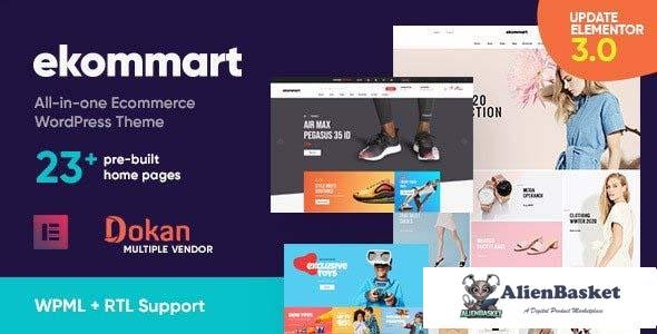 103860  ekommart v3.8.4 - All-in-one eCommerce WordPress Theme 