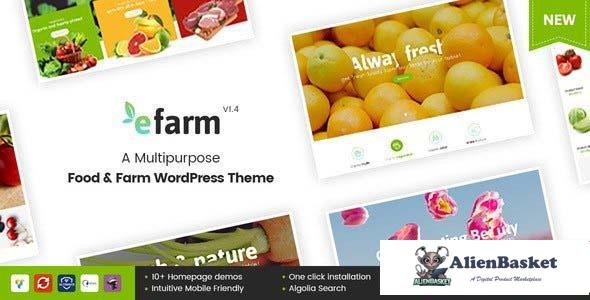 95951  eFarm v1.5.8 - A Multipurpose Food & Farm WordPress Theme 