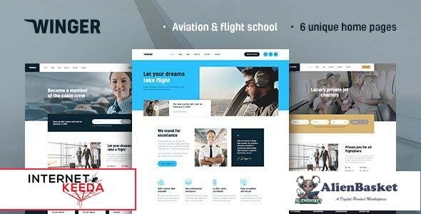 112584  Winger v1.0.13 - Aviation & Flight School WordPress Theme 