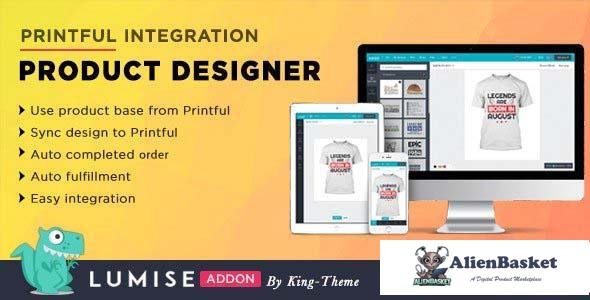 96184  Printful Integration v1.0 - Addon for Lumise Product Designer 