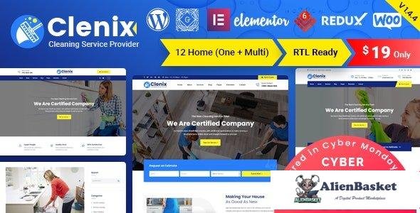 96188  Clenix v1.4.4 - Cleaning Services WordPress Theme 