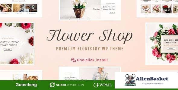 109107  Flower Shop v1.2.0 - Florist Boutique & Decoration Store WordPress Theme 