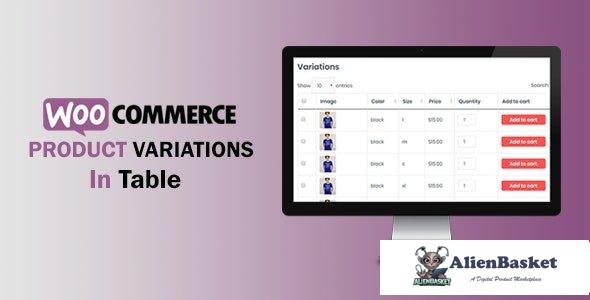 96231  WooCommerce Variations In Table v1.0.6 