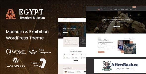 104192  Egypt v2.1 - Museum & Exhibition WordPress Theme 