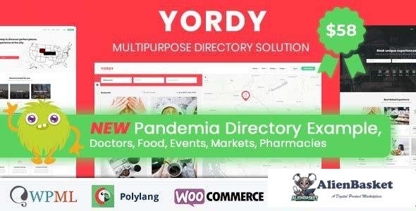 96271  Yordy v1.4 - Directory Listings WordPress Theme 