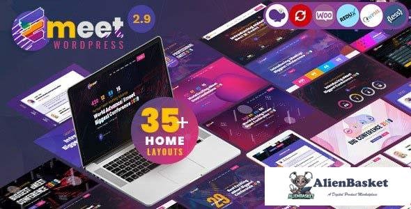 96276  Emeet v2.9.0 - Event, Conference & Meetup WordPress Theme 