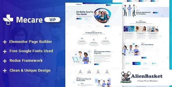 96296  Mecare v1.0 – Hospital and Health WordPress Theme 