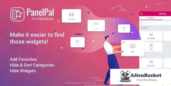 96354  PanelPal for Elementor v1.1 - Manage Widgets and Categories 