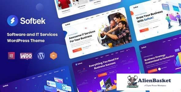 97870  Softek v1.2.2 - Software & IT Solutions WordPress Theme 