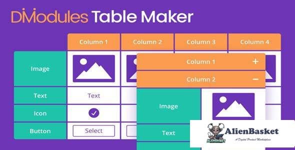 96458  Divi Table Maker Modules v2.0.1 