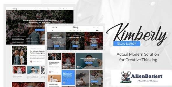 96521  Kimberly v1.1 - WordPress Blog & Shop Theme 