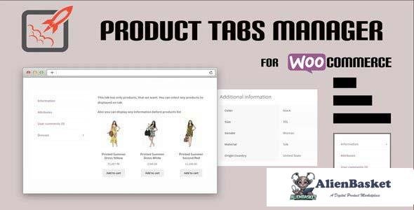 96535  WooCommerce Product Tabs Manager v3.0.2 