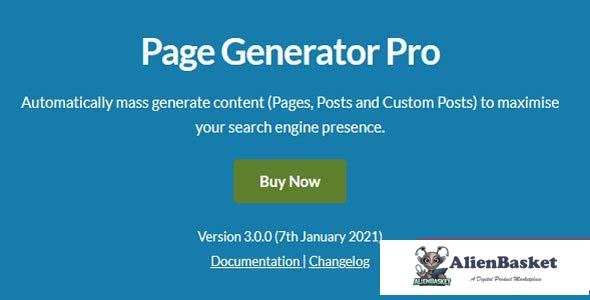 96538  Page Generators Pro v3.0.0 - WordPress Page Builder 