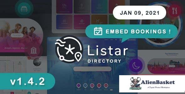 96539  Listar v1.4.2 - WordPress Directory and Listing Theme 