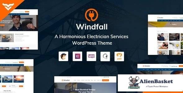 105071  Windfall v1.6.0 - Electrician Services WordPress Theme 