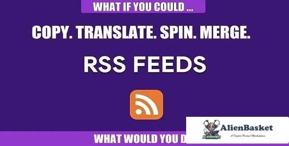 101350  RSS Transmute v1.0.5 - Copy, Translate, Spin, Merge RSS Feeds 