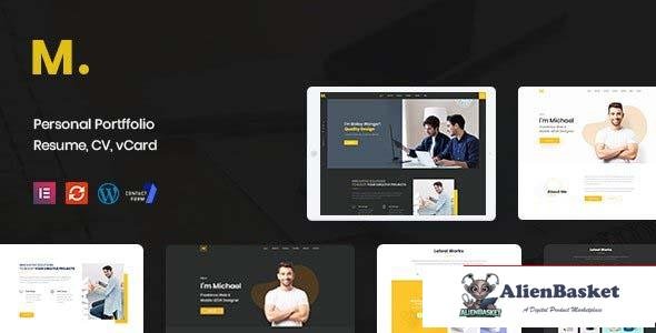 96588  Mak v1.2.4 - Personal Portfolio & Resume WordPress Theme 