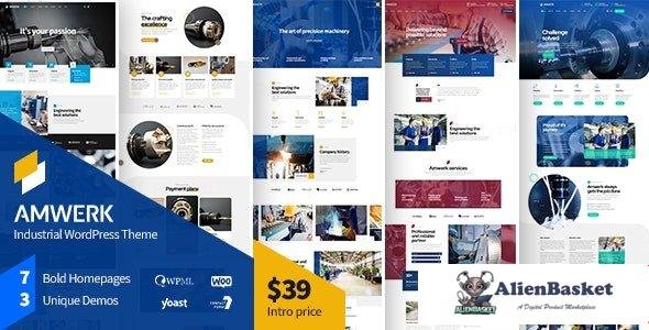 96634  Amwerk v1.0.1 - Industry WordPress Theme 