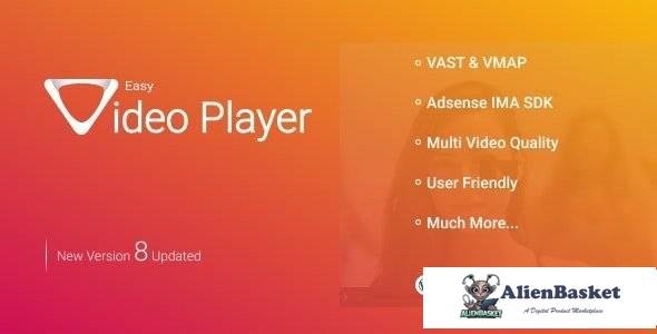 105541  Easy Video Player v8.5 - Wordpress Plugin 