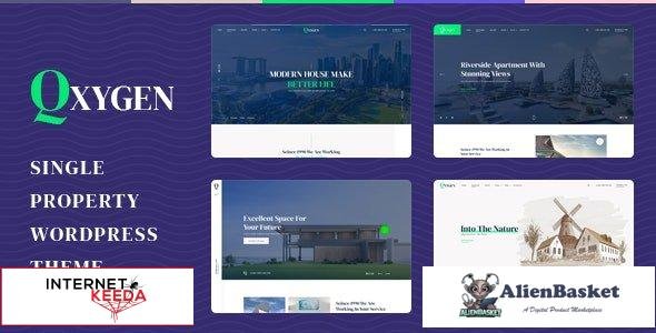 101521  Qxygen v1.0.3 - Single Property WordPress Theme 