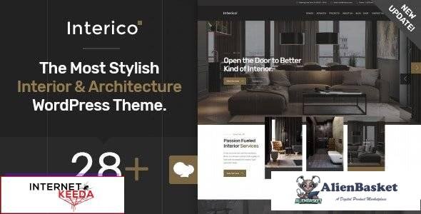 96752  Interico v1.1.3 - Interior Design & Architecture WordPress Theme 