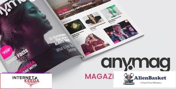 98312  Anymag v2.2.1 - Magazine Style WordPress Blog 