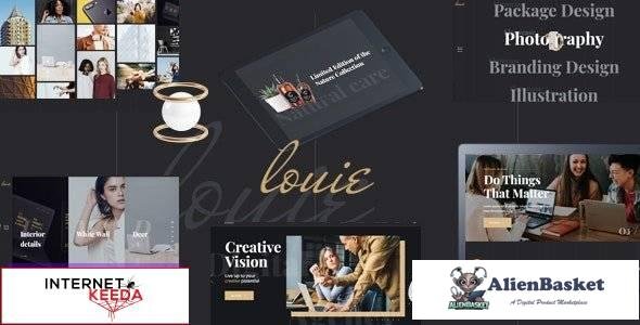 96792  Louie v1.1.0 - Modern Portfolio Theme for Agencies 