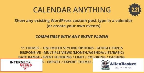 98779  Calendar Anything v2.26 - Show any existing WordPress custom post type in a calendar 