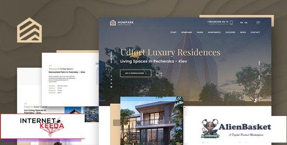 96832  Hompark v1.1.0 - Real Estate & Luxury Homes Theme 