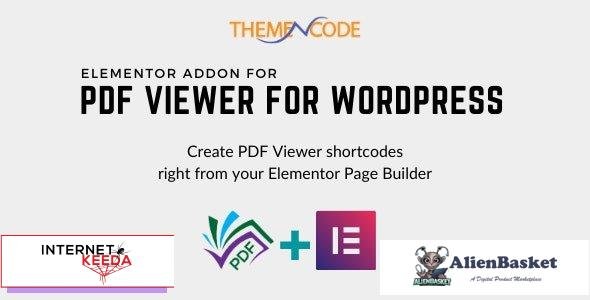 96854  Elementor PDF Viewer for WordPress Addon v1.1.0 