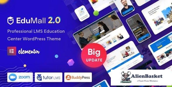 98059  EduMall v2.8.7 - Professional LMS Education Center WordPress Theme 