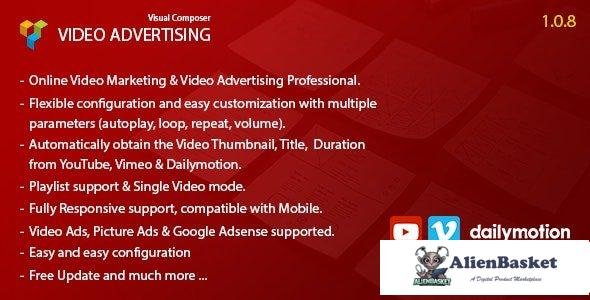 96872  Video Advertising v1.0.8 - Addon For Visual Composer 