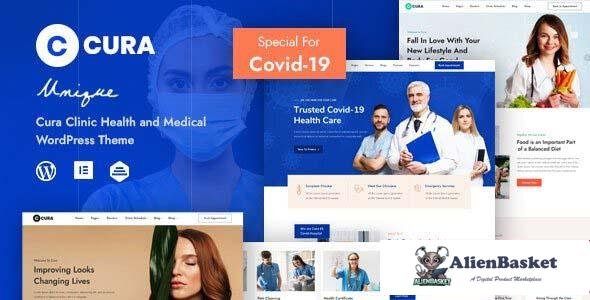 96998  Cura v1.0.1 - Medical Clinic Theme 