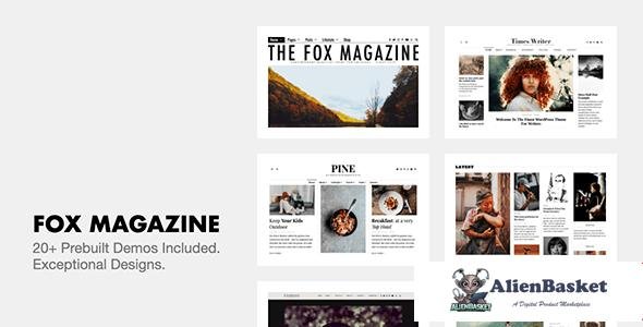 97138  The Fox v4.6.7.1 - Minimal WordPress Blog Magazine Theme 