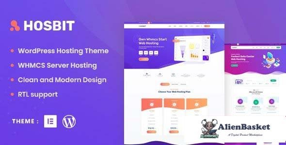 97049  Hosbit v1.0 - WHMCS & Hosting WordPress Theme 