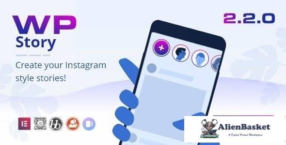 97050  WP Story Premium v2.2.0 - Instagram Style Stories For WordPress 