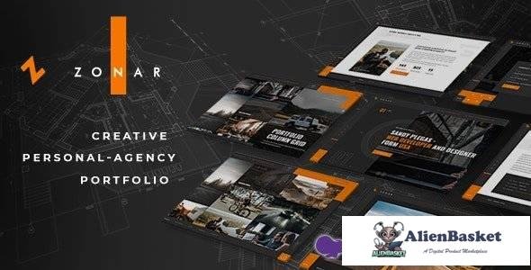 103620  Zonar v3.7 - Personal Portfolio WordPress Theme 